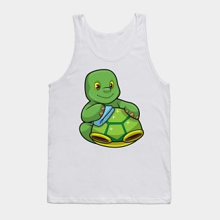 Turtle with Shell & Cleaning rag Tank Top